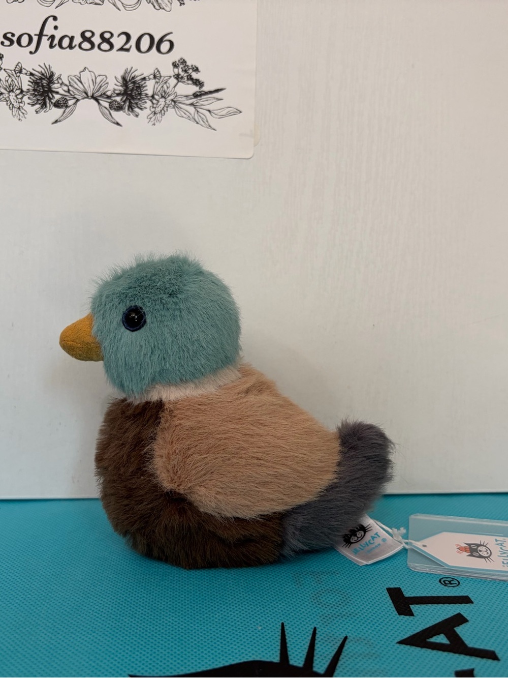 #60 AUTHENTIC Jellycat Birdling Mallard- NWT Retired- FAST SHIP